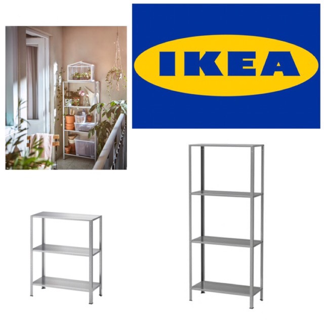  IKEA  Hyllis  Shelving Unit Rak  Besi  Murah Shopee Malaysia