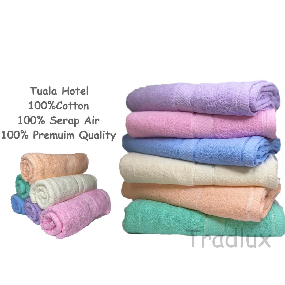 🔥Tuala hotel /towel /Tuala Cotton 100 serap air (PREMIUM Quality
