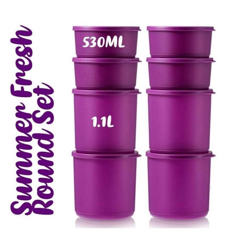 Tupperware Summer Fresh Round Set