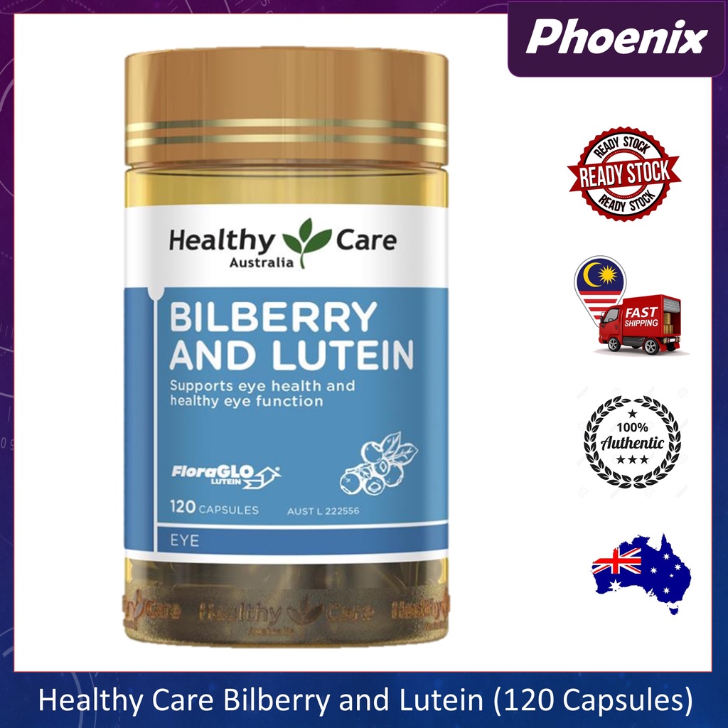 HEALTHY CARE Bilberry & Lutein (120 Capsules) Shopee Malaysia