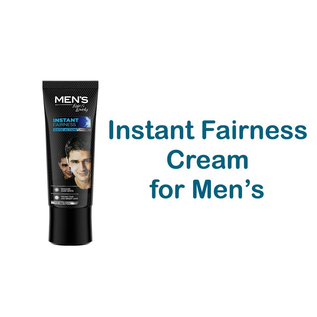 fair & lovely men's instant fairness rapid action cream
