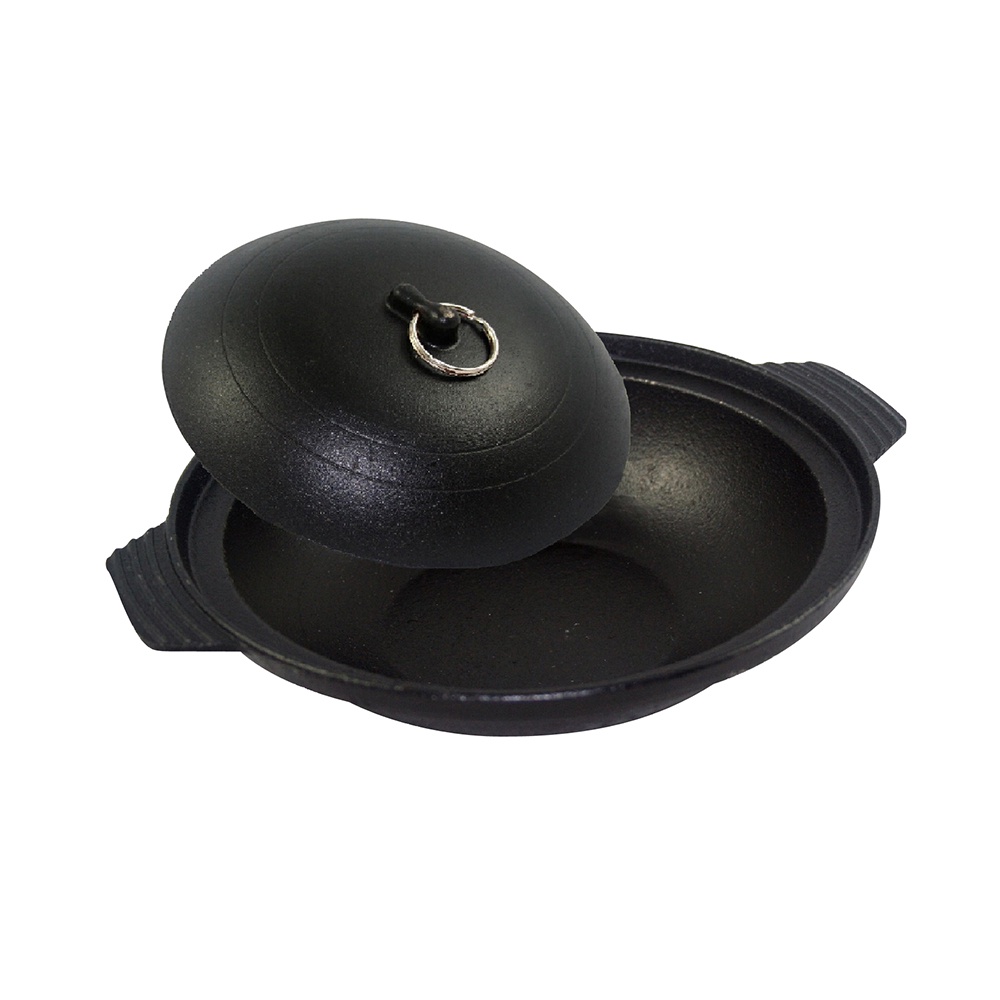 Japanese Claypot Cast Iron with Cover - 17.5cm