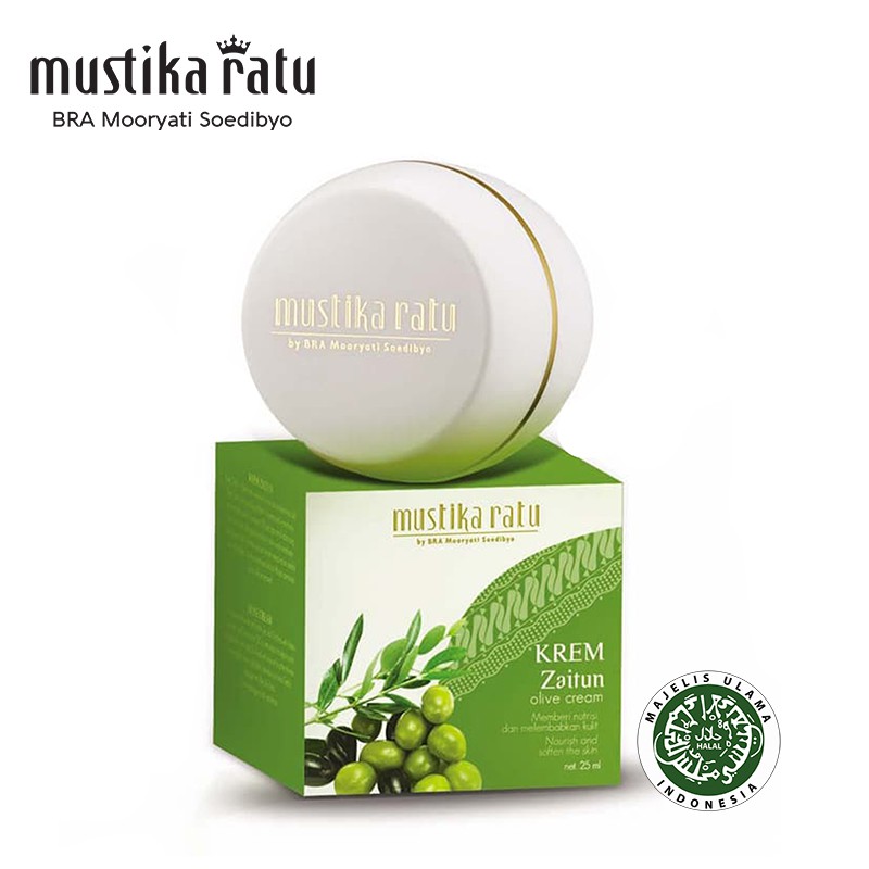 Mustika Ratu Krem Zaitun For Nourish & Soften Skin (25ml)