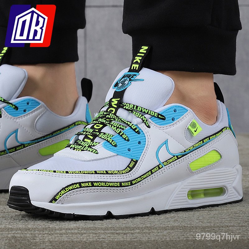 NIKE AIR Max 90 Video Game Pixel Luminous Air Casual Sneakers DC0832-DC0835-101 Good foot feeling light | Shopee Malaysia