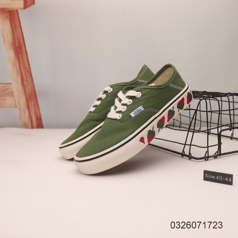 vans green strawberry