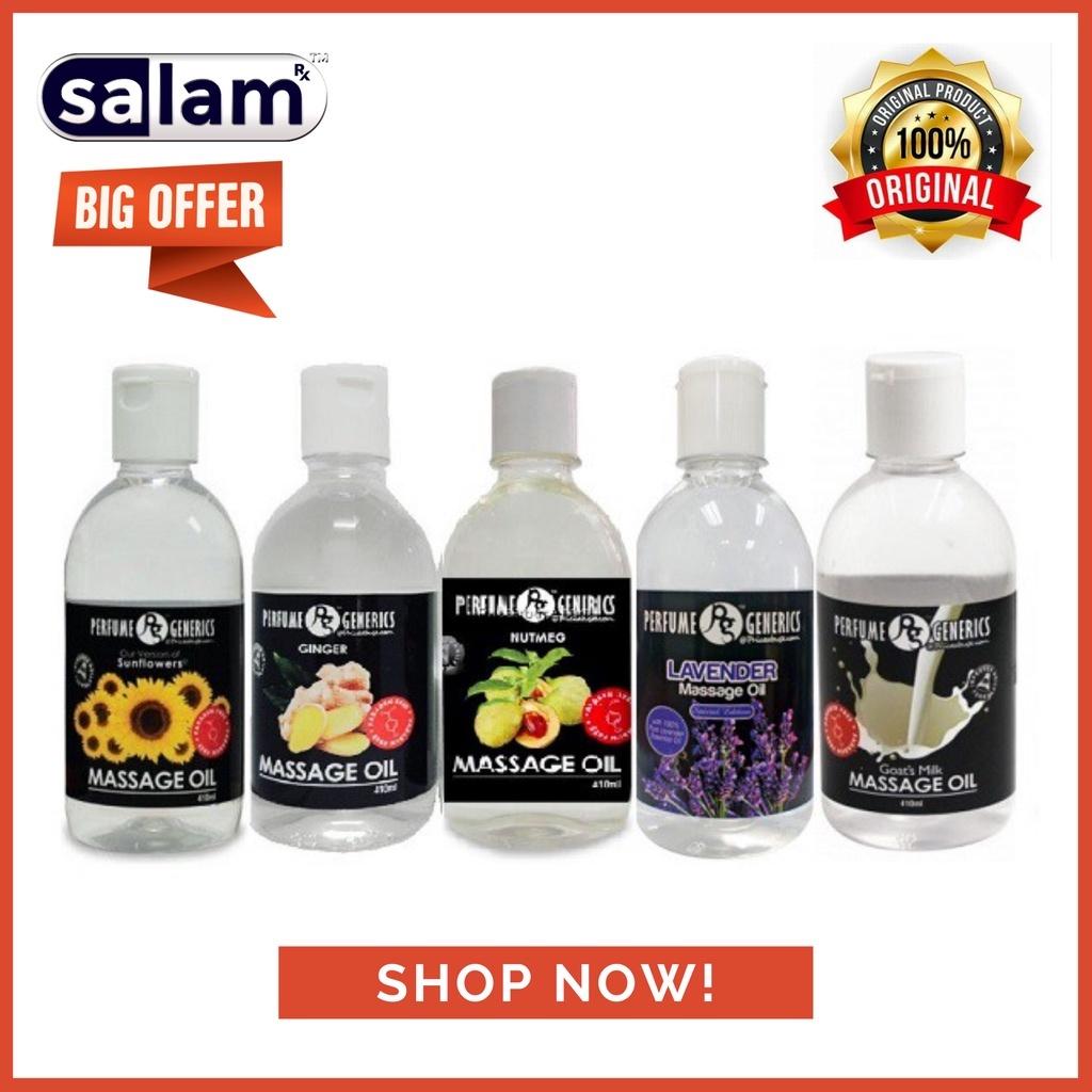 PG MASSAGE OIL 410 ML (SUNFLOWERS / LAVENDER / GOAT MLIK / LEMONGRASS