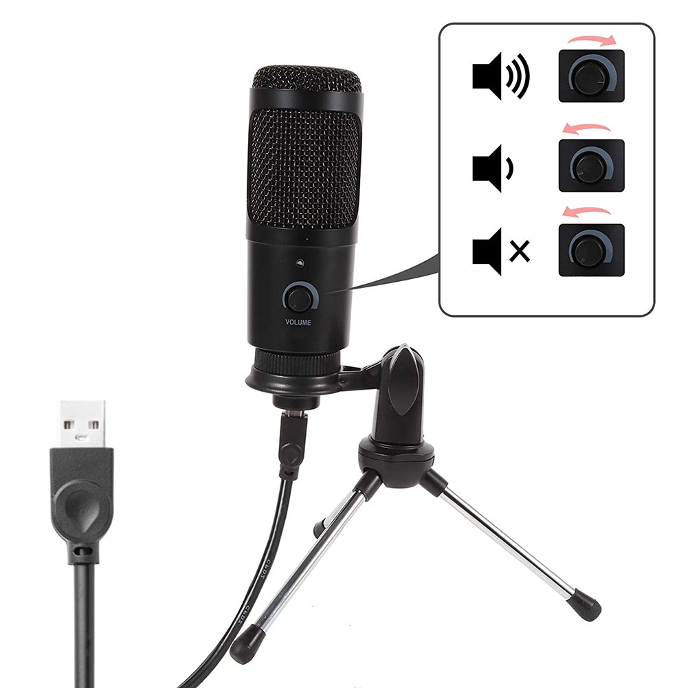 USB Microphone PC condenser Microphone Vocals Recording Studio