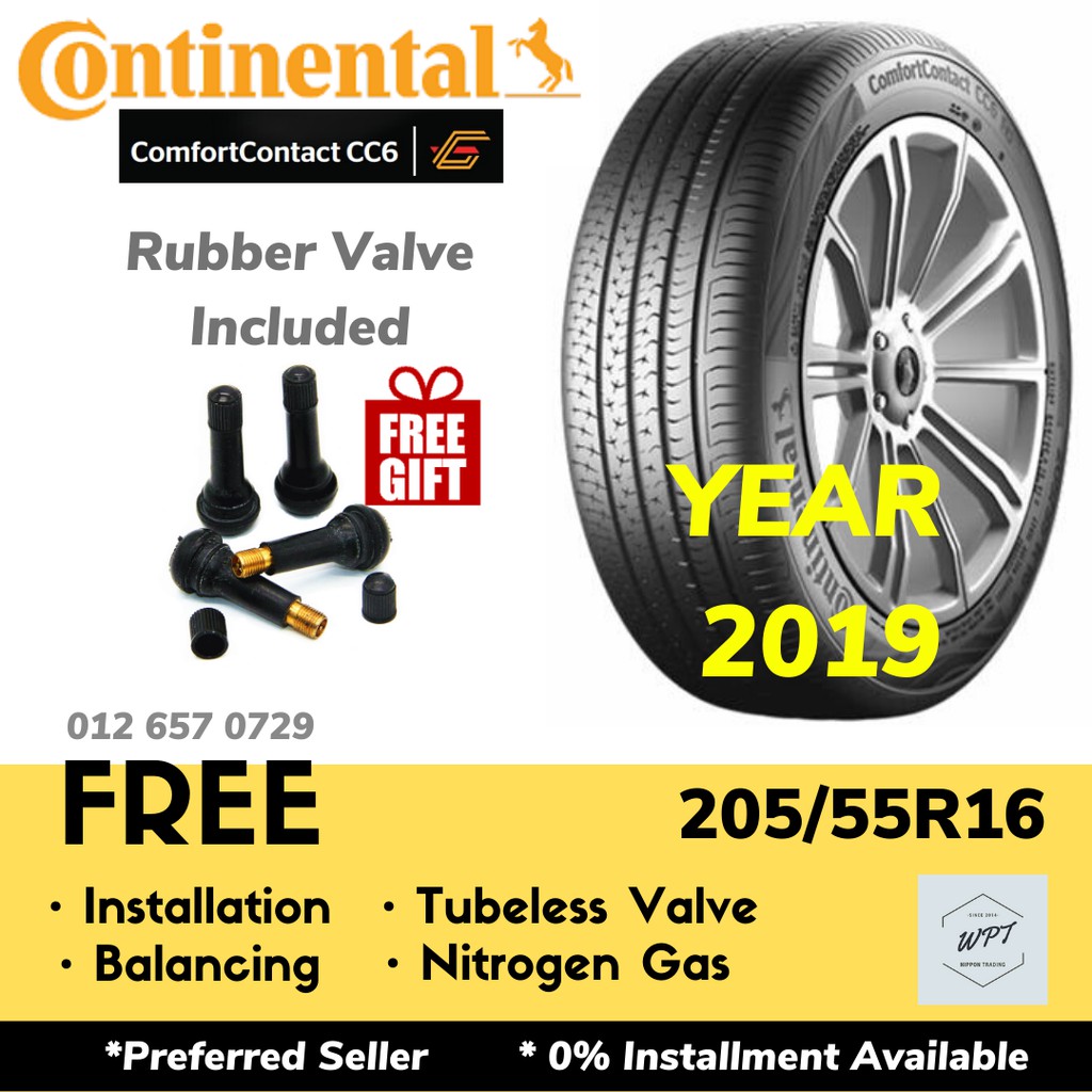 205/55R16 Continental ComfortContact CC6 (Installation ...