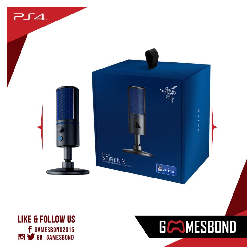 Razer Seiren X For Ps4 Streaming Mic Shopee Malaysia