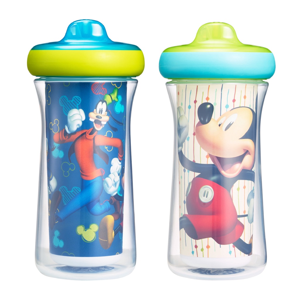 (Y11375) The First Years, Mickey Mouse 9oz Insulated Sippy Cup 2pk AR ...