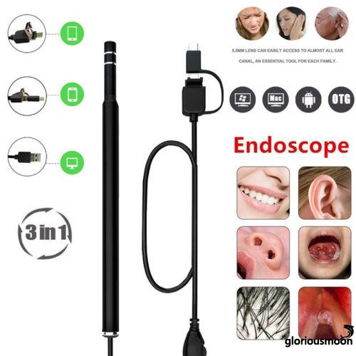 Usb Ear Cleaning Endoscope Visual Earpick Hd Mini Camera For Mac