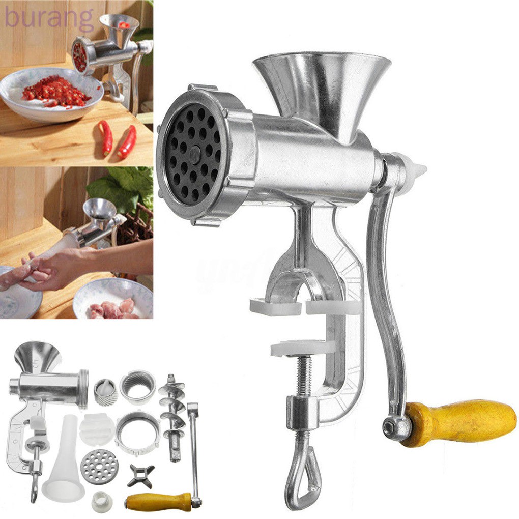 Manual Meat Grinder Multifunctional Mincer Metal Sausage Filler Pasta Maker Machine Kitchen Tool burang