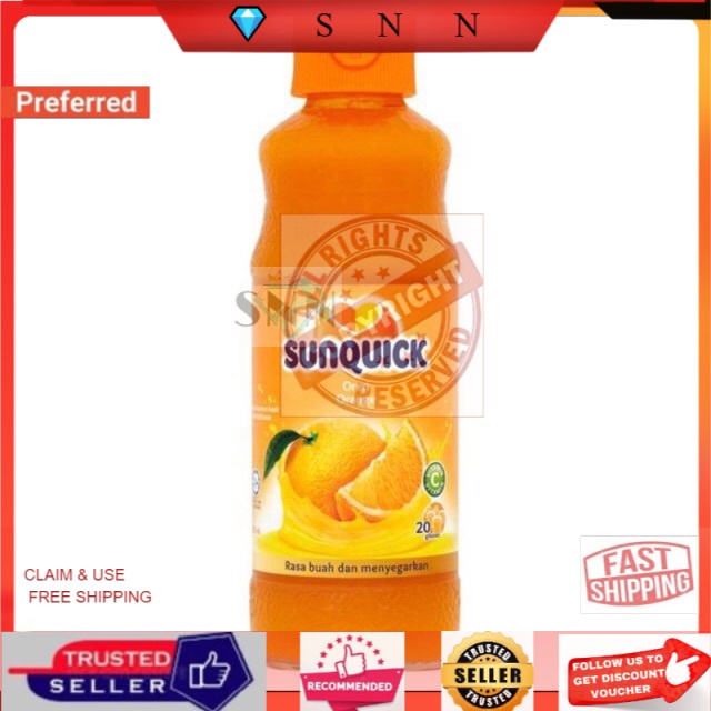 💎SNN SUNQUICK ORANGE +-320ml /840ml🍊 SUNQUICK OREN ORI