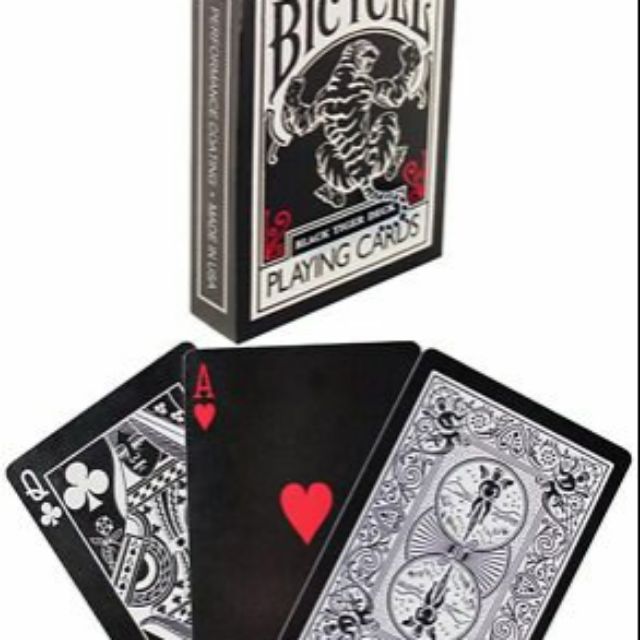 Bicycle Black Tiger Playing Cards | Shopee Malaysia