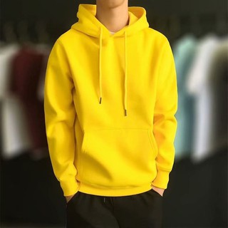 yellow colour hoodies for men