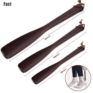 [Interfunfact] Craft Wooden Shoe Horn Dutch Wood Long Handle Shoehorn Lifter With Hanging Rope [Hot]