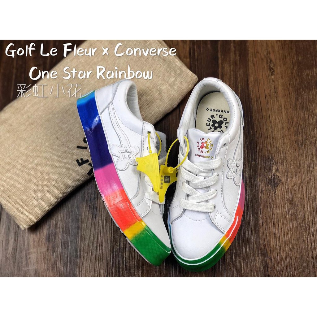 converse one star rainbow