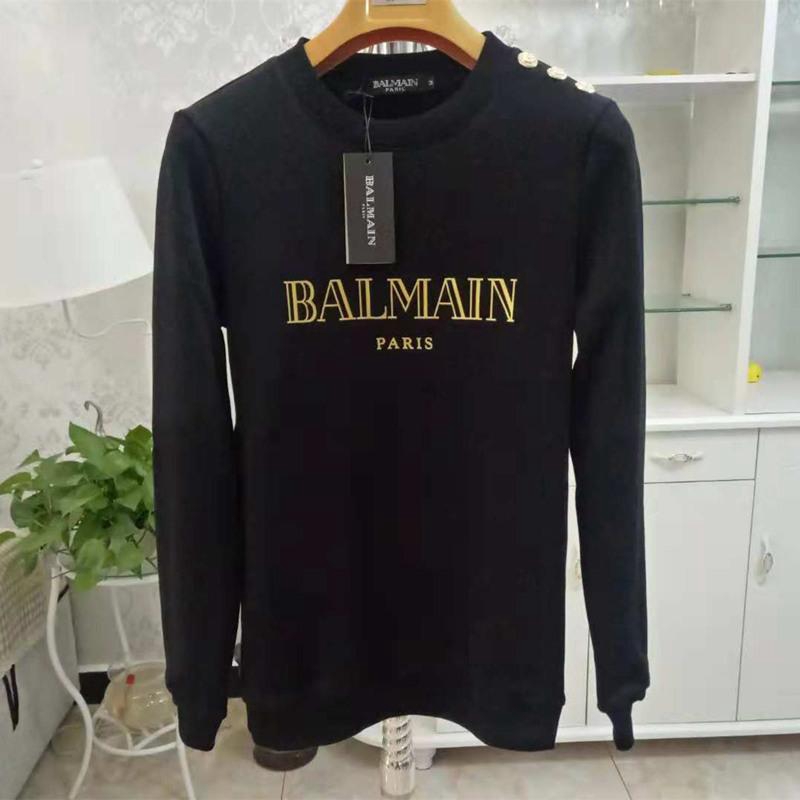 womens black designer hoodie