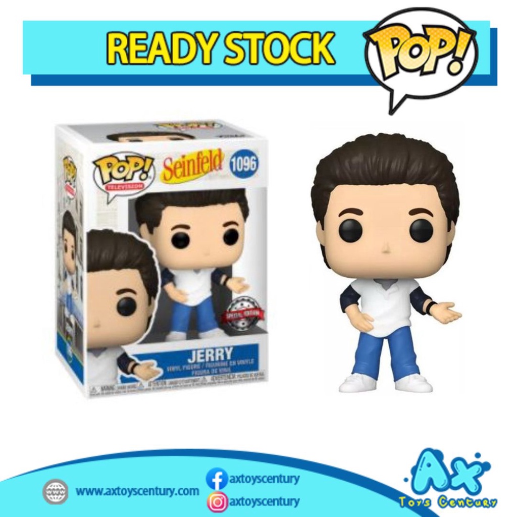 Funko Pop! Television: Seinfeld - Jerry #1096 Special Edition 100% Genuine