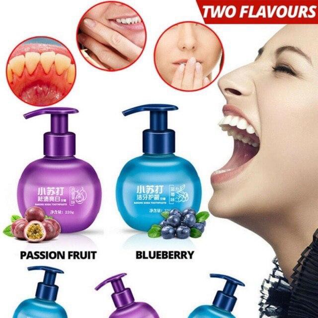 100 ORIGINAL BAKING SODA WHITENING TOOTHPASTE PEMUTIH GIGI HALAL VIRAL