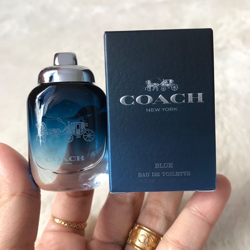 MINIATURE PERFUME COACH BLUE EDT FOR MAN  DAB ON ❤️ | Shopee Malaysia