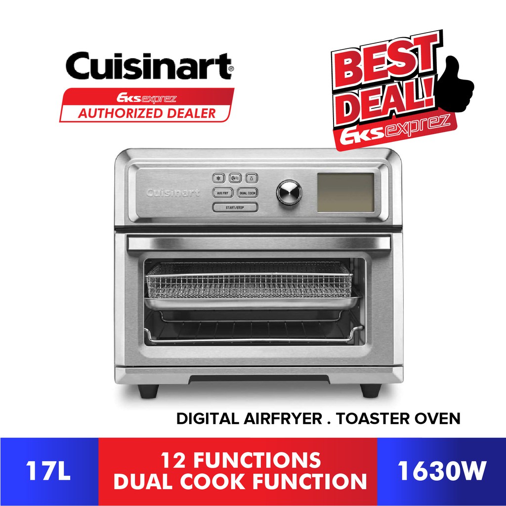 Cuisinart Digital AirFryer Toaster Oven (17L) TOA65 with 12 Function