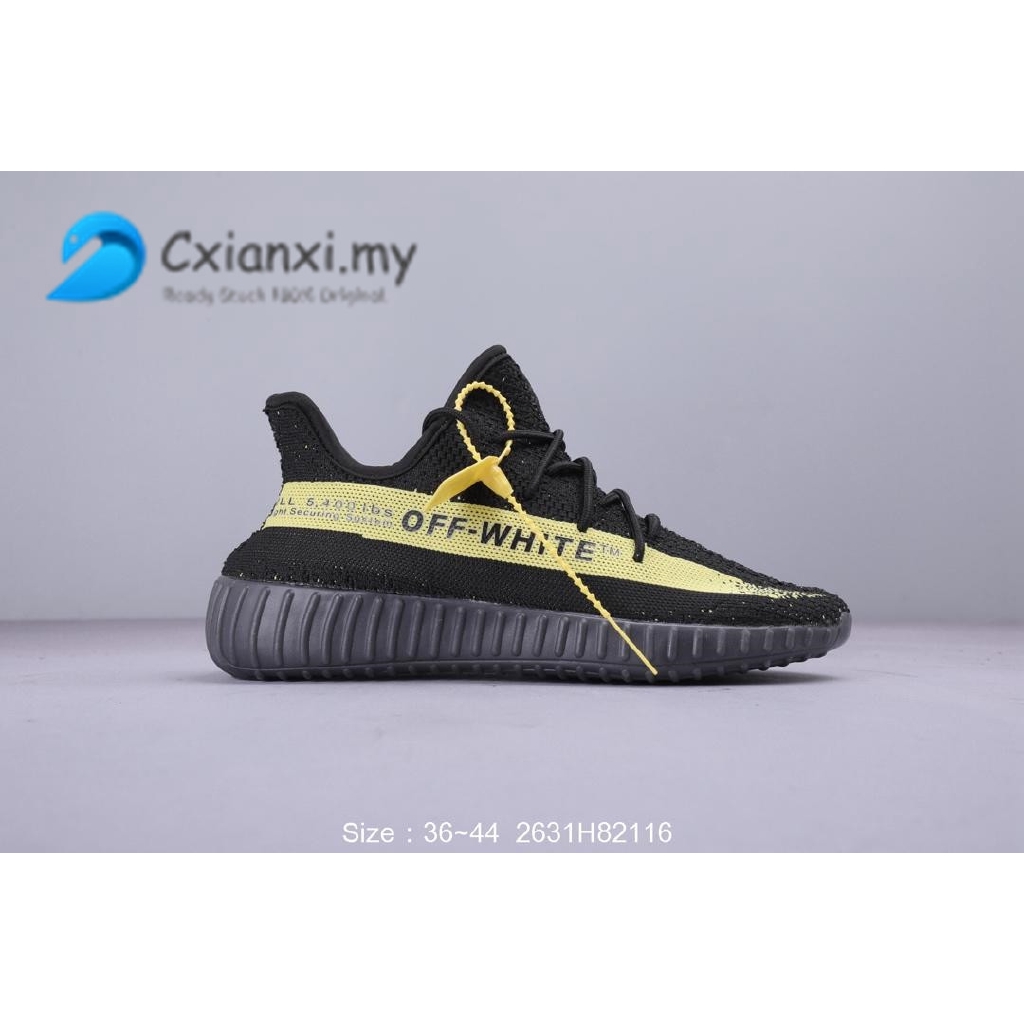 off white yeezy black yellow