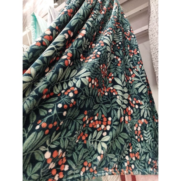 Throw Blanket Super Soft Flora Design Kaison Shopee Malaysia