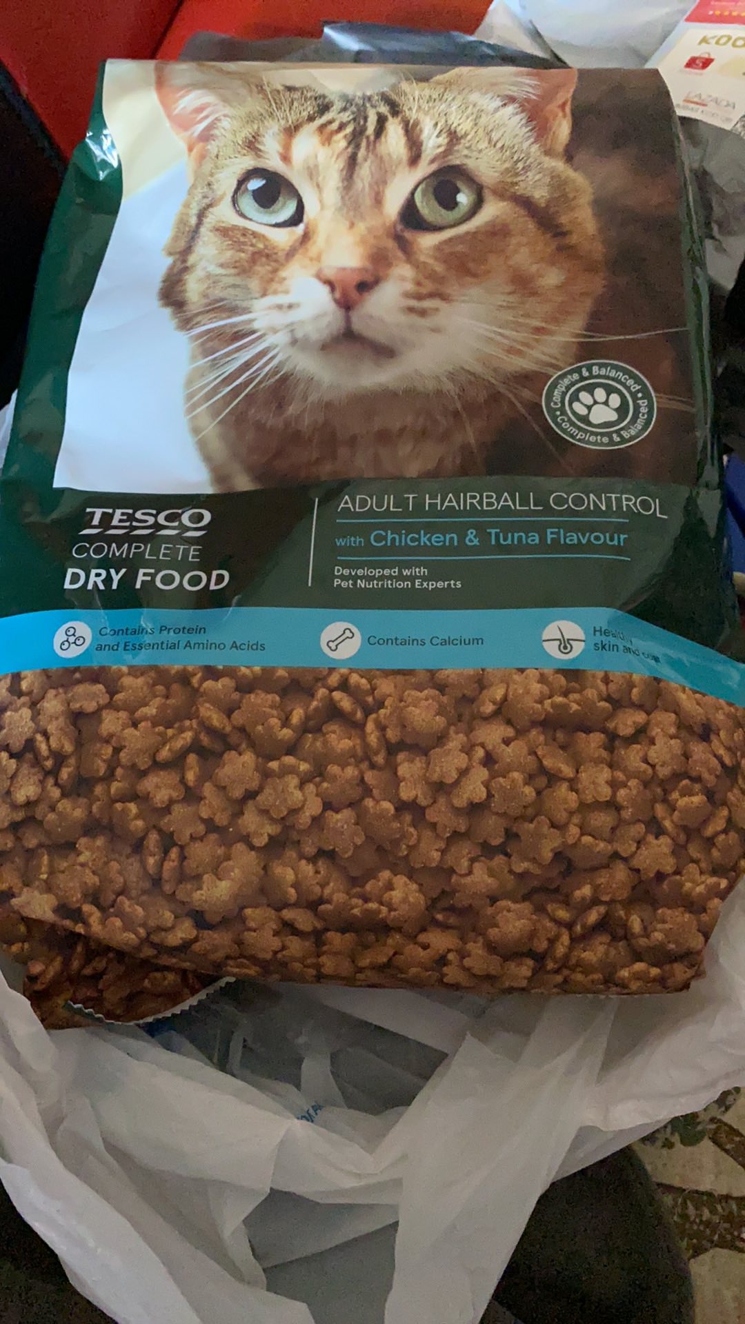 Makanan Kucing Jenama Tesco