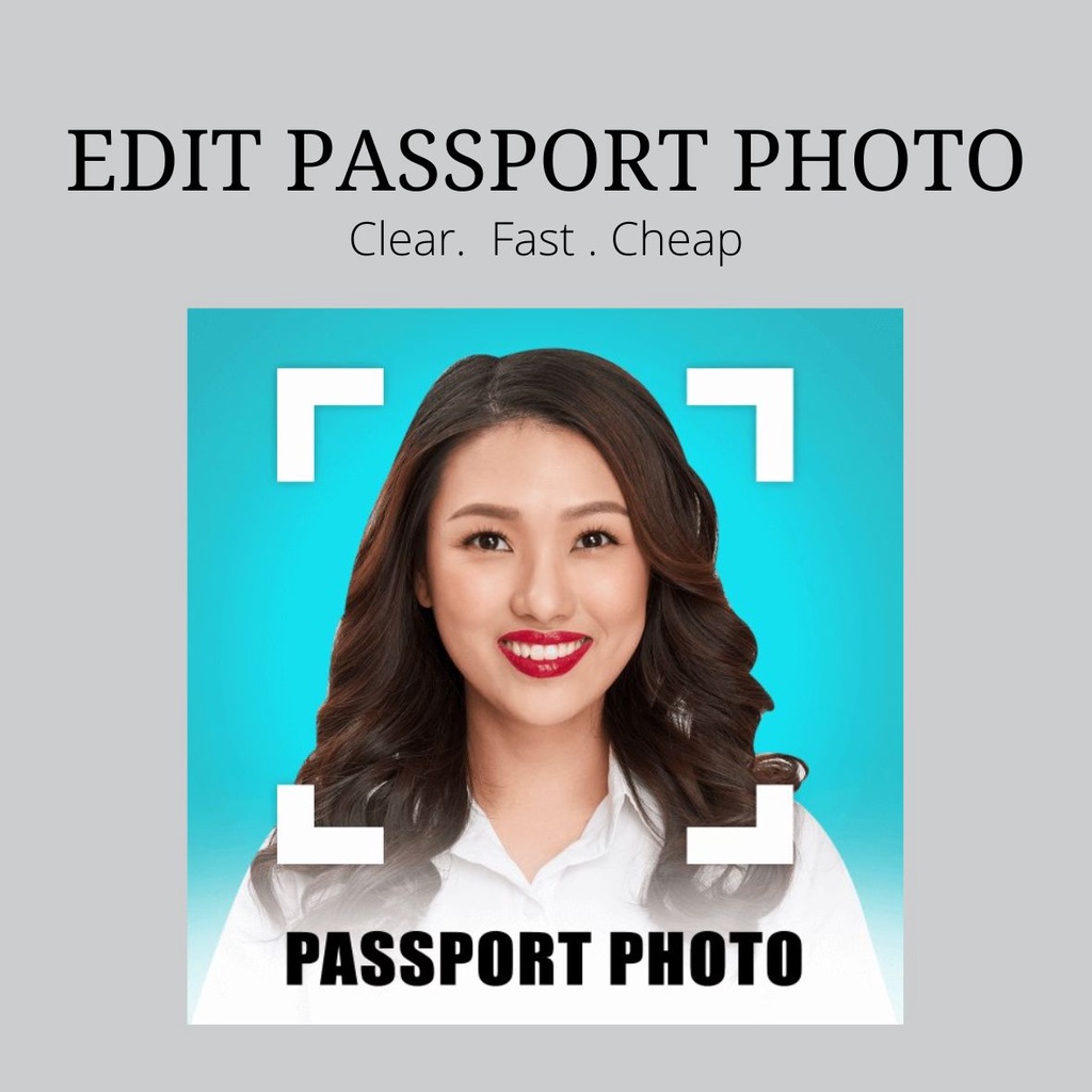 PASSPORT PHOTO EDITING SERVICE ( FAST CHEAP CLEAR ) (PASSPORT, VISA