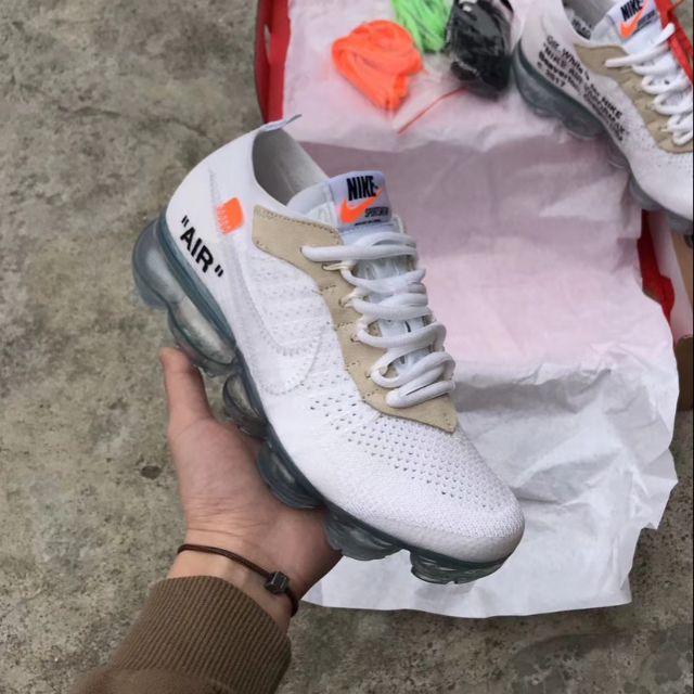 OFF WHITE x NIKE AIR VAPORMAX WHITE UNBOXING IS THIS