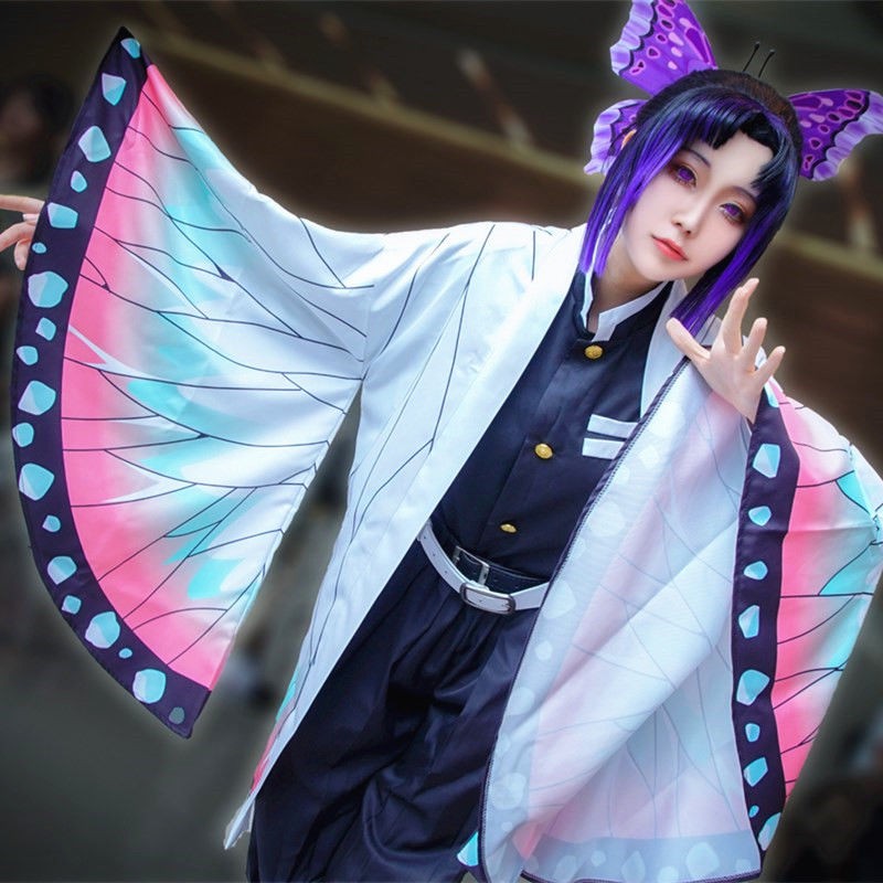 亲漫园】鬼灭之刃虫柱蝴蝶忍cos服漫展派对表演出cosplay服装女| Shopee Malaysia
