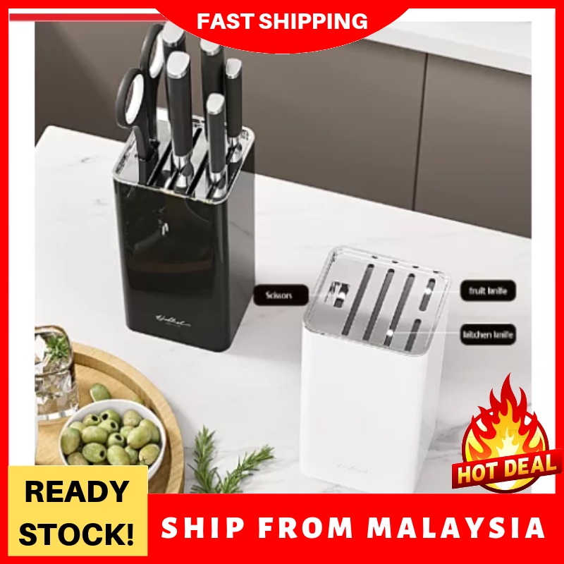 Kitchen Knife Holder for Safe, Knife Storage Countertop Organizer