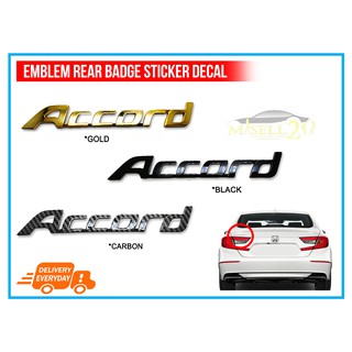 Honda Accord emblem Logo  Shopee Malaysia