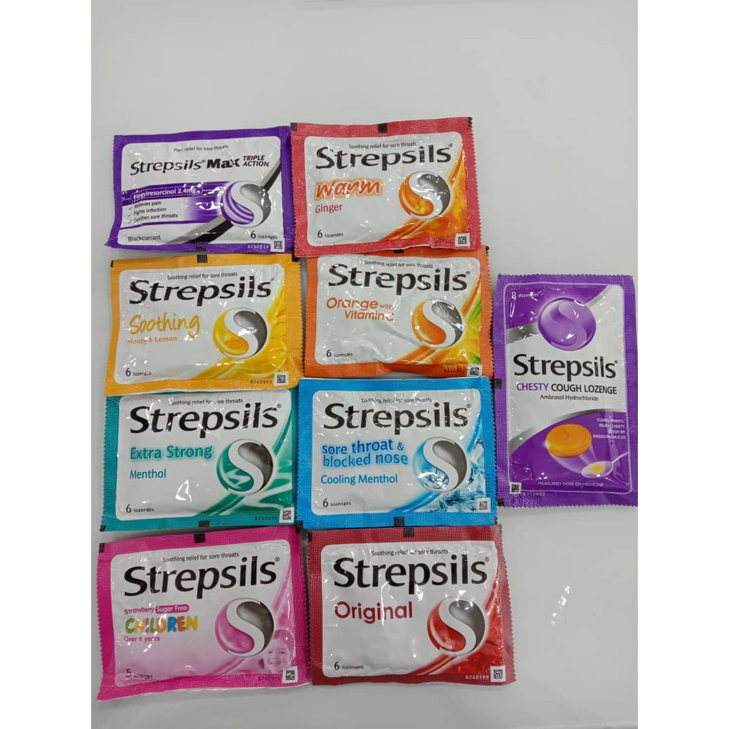 Strepsils Sore Throat Cough Lozenges X 24 Medicines From Travelpharm Uk