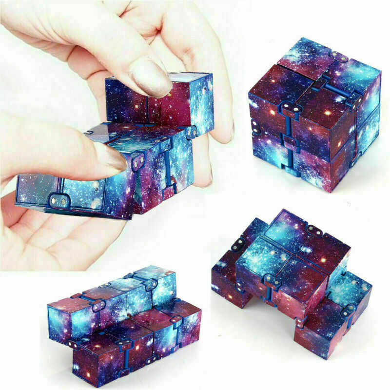 Sensory Infinity Cube Fidget Toys Fidget Blocks Mini Infinity Cube ADHD ...