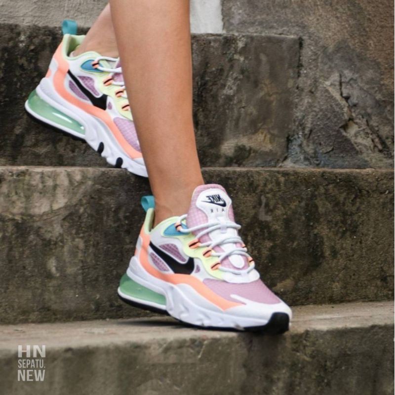 Nike Air Max 270 React Light Arctic Pink Orange Pulse Airmax Pk Shopee Malaysia