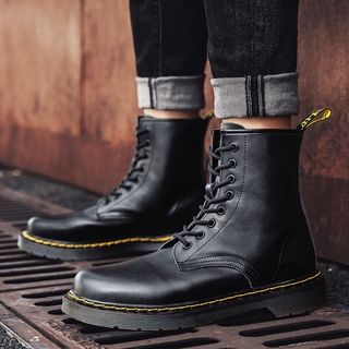 Fashion Casual Martin boots men women Vintage british style boots Outdoor work shoes military boots high top Ankle Boots