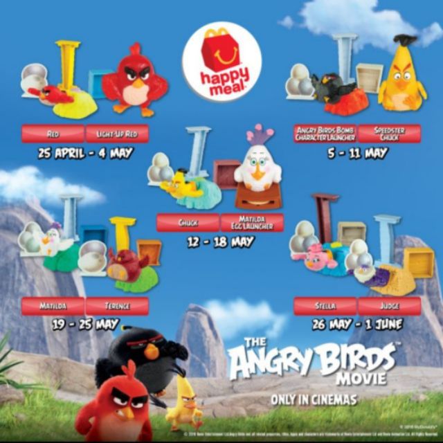 february  toy of the month , 2016 complete set happy meal books set of 4 