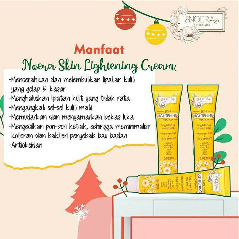 Noera Skin Lightening Cream Armpit Cream Underarm Whitening Bleaching Malaysia