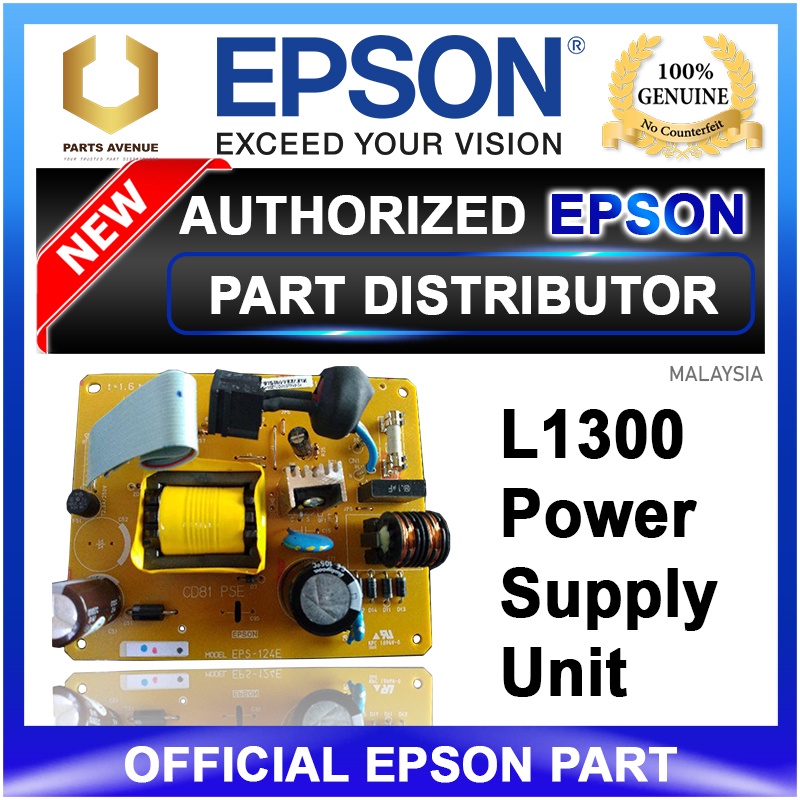 OFFICIAL EPSON L1300 Power Supply Unit L1300 Power Board (2157293/2213508) Genuine EPSON Part