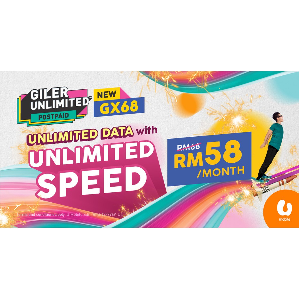 Umobile GX68 Unlimited Postpaid Plan Promo | Shopee Malaysia