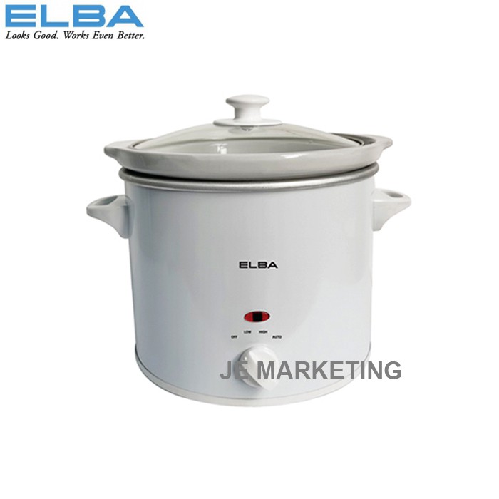 Elba Slow Cooker (3.5L) ESC-K3569(WH)/ ESC-K3568(CP)