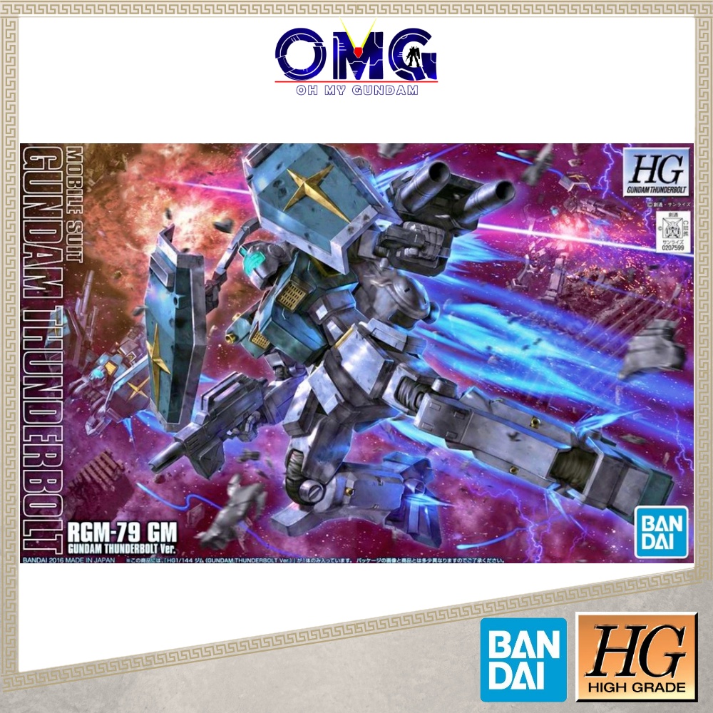 Bandai Hggt Rgm 79 Gm Gundam Thunderbolt Ver Hg Rgm79 Gm Thunderbolt 1 144 Gm Gundam Rgm 79 Gunpla Plamo Omg Shopee Malaysia