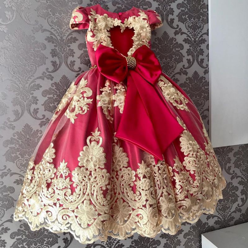 Dress Cantik Gaun Kembang Baby Girl Budak Perempuan Murah Baju Pesta Parti Majlis Harijadi Baju Dress Lawa Cantik Shopee Malaysia