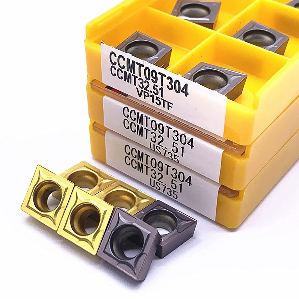 CCMT32.51 Blade Carbide Inserts CCMT09 CNC Lathe Tool 10PCS Details about   CCMT09T308 