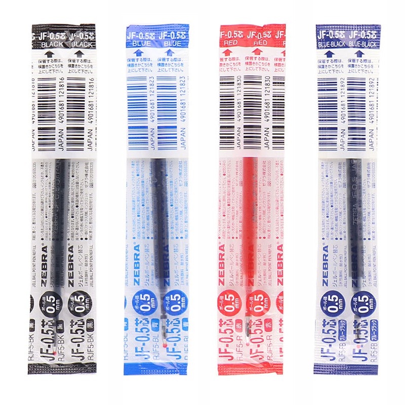 Zebra Sarasa Clip Ink Gel Pen Refill JF 0.5/0.7/1.0mm