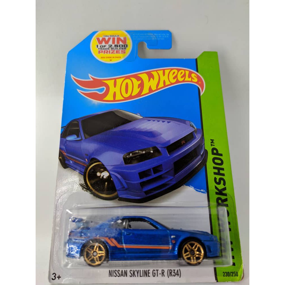 hot wheels nissan skyline gtr r34