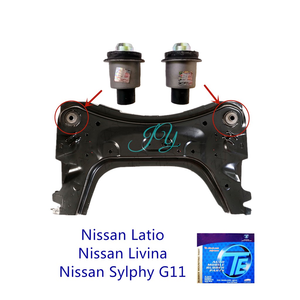 (1pcs) Nissan Latio / Livina Front Cross Member Bush / Subframe Bush