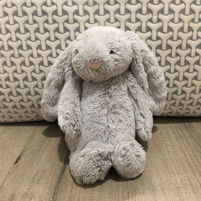 jellycat silver bunny